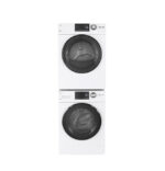 GE GE(R) ENERGY STAR(R) 24" 4.3 Cu.Ft. Front Load Vented Electric Dryer with Stainless Steel Basket GFD14ESSNWW (a4lpf32b15n1) (4)