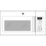 GE GE(R) 1.7 Cu. Ft. Over-the-Range Sensor Microwave Oven JVM6175DKWW (a4lfrgiocqq5) (9)