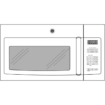 GE GE(R) 1.6 Cu. Ft. Over-the-Range Microwave Oven with Recirculating Venting JNM3163DJBB (a4l9pduqej0p) (6)