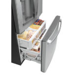GE GE ENERGY STAR 22.1 Cu. Ft. Counter-Depth Fingerprint Resistant French-Door Refrigerator GYE22GYNFS (a4lnnlo6e9jy) (7)