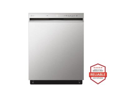 LG 24 Inch Wide QuadWash(TM) Front Control Dishwasher - Stainless Steel LDFN3432T (S33738A0799DW03S)