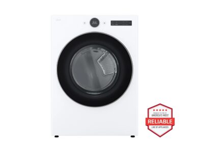 LG 7.4 cu. ft. Ultra Large Capacity Smart Front Load Gas ENERGY STAR Dryer with Sensor Dry & Steam Technology DLGX5501W (a4lj66cgf96d)