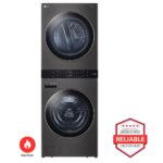 LG Single Unit Front Load LG WashTower(TM) with Center Control(TM) 4.5 cu. ft. Washer and 7.4 cu. ft. Gas Dryer WKGX201HBA (S53511A2699WT58NG)