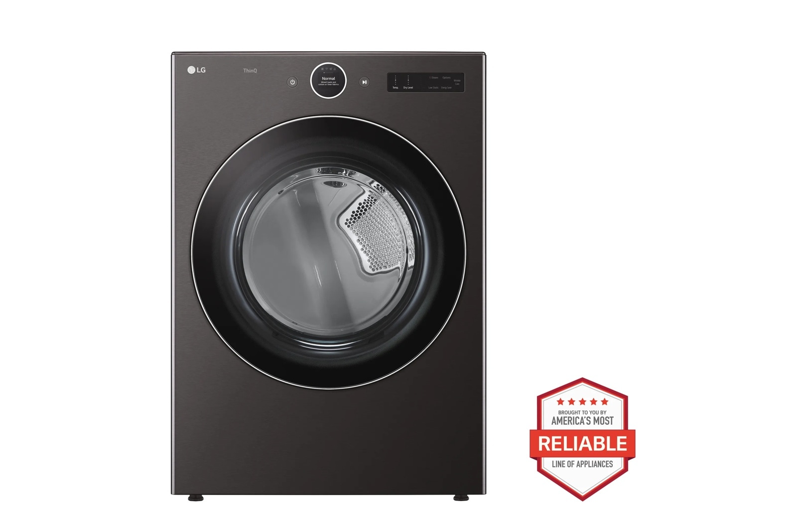 a4l-cover-a4lggzmkxlsn LG 7.4 cu. ft. Ultra Large Capacity Smart Front Load Gas Dryer with Built-In Intelligence & TurboSteam(R) DLGX6701B (a4lggzmkxlsn)