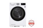 LG 4.2 cu. ft. Smart Wi-Fi Enabled Compact Front Load Dryer with Dual Inverter HeatPump(TM) Technology DLHC1455W (S29683A1299WA42S)
