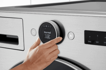 LG 4.5 cu. ft. Capacity Smart Front Load ENERGY STAR Washer with TurboWash(R) 360 deg and AI DD(R) Built-In Intelligence WM5500HVA (a4lv4ssh8k87) (2)