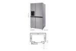 LG 27 cu. ft. Side-by-Side Refrigerator with Craft Ice(TM) LHSXS2706S (a4lpnc6fa7g8) (6)