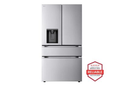 LG 29 cu. ft. Standard-Depth MAX(TM) 4-Door French Door Refrigerator with Full-Convert Drawer(TM) LF29S8230V (a4lliuixgc8e)