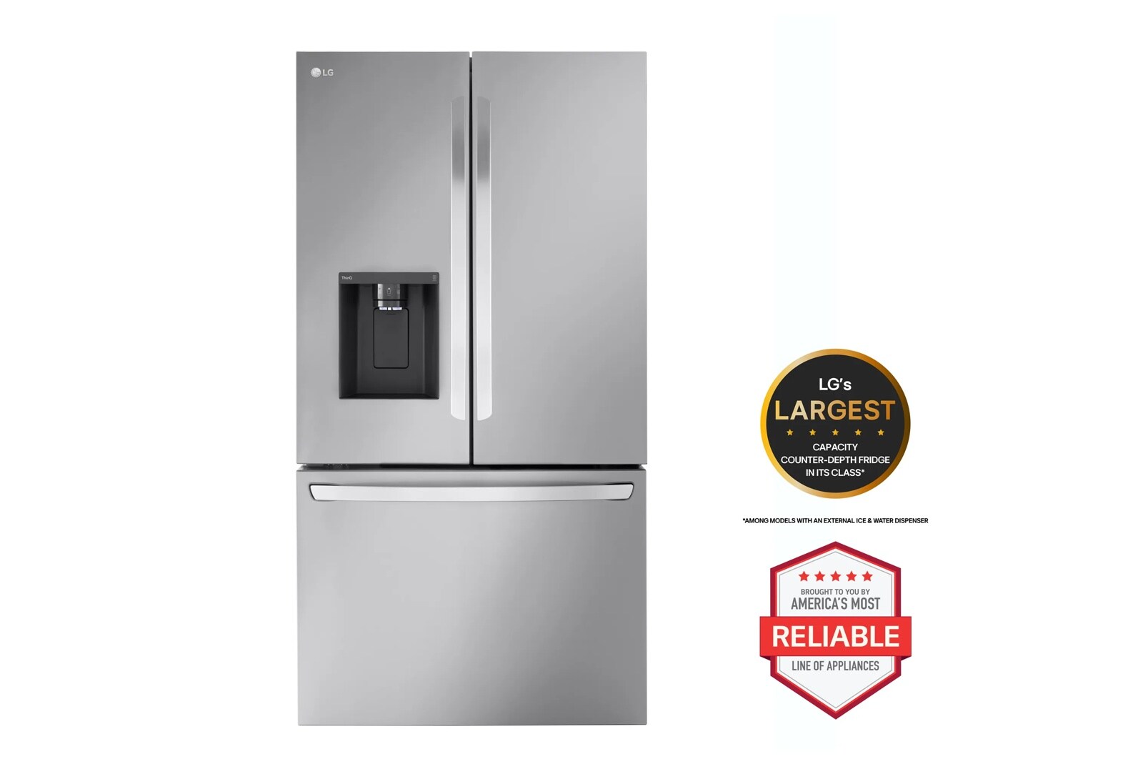 a4l-cover-a4ldz99wf0il LG 26 cu. ft. Smart Counter-Depth MAX(TM) Refrigerator with Dual Ice Makers LRFXC2606S (a4ldz99wf0il)