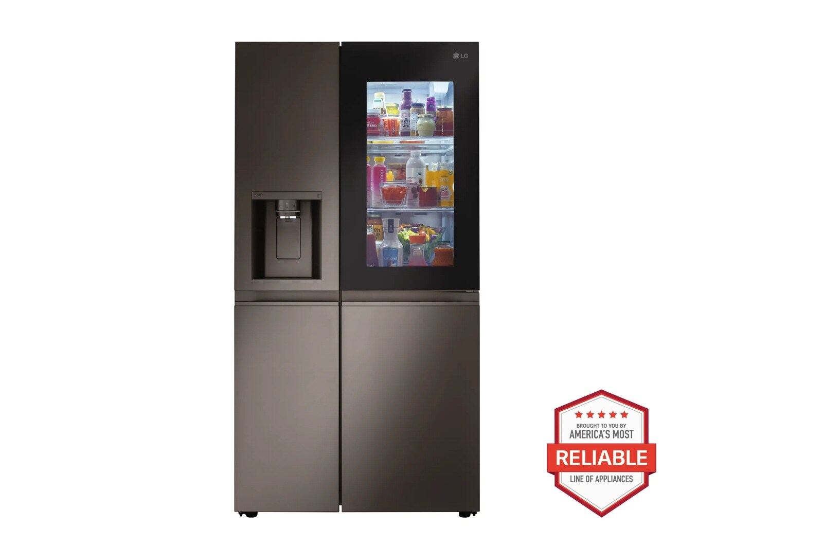 a4l-cover-a4l42rjo61yb LG 27 cu. ft. Side-By-Side InstaView(R) Refrigerator LRSOS2706D (a4l42rjo61yb)