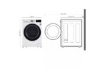 LG 2.4 cu. ft. Smart Wi-Fi Enabled Compact Front Load Washer with Built-In Intelligence WM1455HWA (a4l4wxsnvii3) (17)