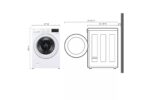 LG 5.0 cu. ft. Mega Capacity Front Load Washer WM3470CW (a4l56ga4qesf) (4)