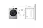 LG 4.5 cu. ft. Capacity Smart Front Load ENERGY STAR Washer with TurboWash(R) 360 deg and AI DD(R) Built-In Intelligence WM5500HVA (a4lv4ssh8k87) (4)