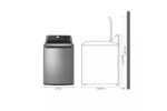 LG 5.5 cu. ft. Mega Capacity Top Load Washer with Impeller - Graphite Steel WT7400CV (a4l6pi7xyqt0) (4)