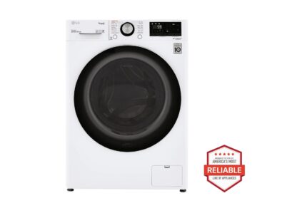 LG 2.4 cu. ft. Smart Wi-Fi Enabled Compact Front Load All-In-One Washer/Dryer Combo with Built-In Intelligence WM3555HWA (S33738A1799DR54S)