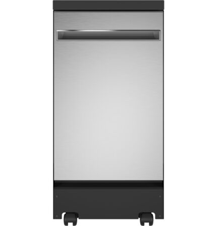GE GE(R) ENERGY STAR(R) 18" Stainless Steel Interior Portable Dishwasher with Sanitize Cycle GPT145SSLSS (a4ldf8q5ijki)