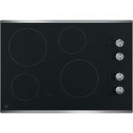GE GE(R) 30" Built-In Knob Control Electric Cooktop JP3030SWSS (a4l08v5oomt9)