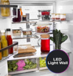 GE Profile GE Profile(TM) ENERGY STAR(R) 27.9 Cu. Ft. Smart Fingerprint Resistant 4-Door French-Door Refrigerator with Door In Door PVD28BYNFS (a4lmkvz3ag1e) (9)