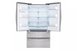 LG 28 cu. ft. 4-Door French Door, Standard Depth, Ice & Water, Double Freezer, Stainless Steel LMXS28626S (a4lcivicwm6t) (6)
