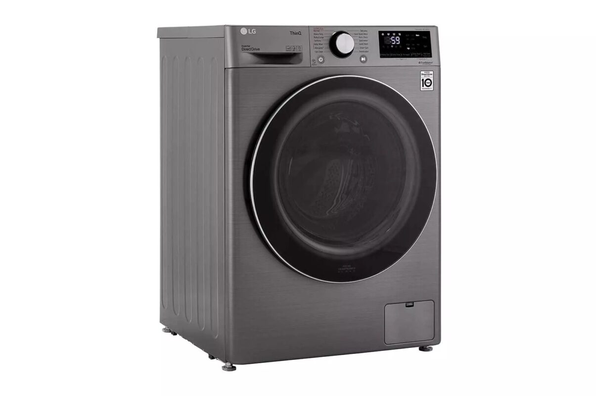 LG 2.4 cu.ft. Smart wi-fi Enabled Compact Front Load Washer with Built-In Intelligence WM1455HVA (S30191A1399WA62S) (2)