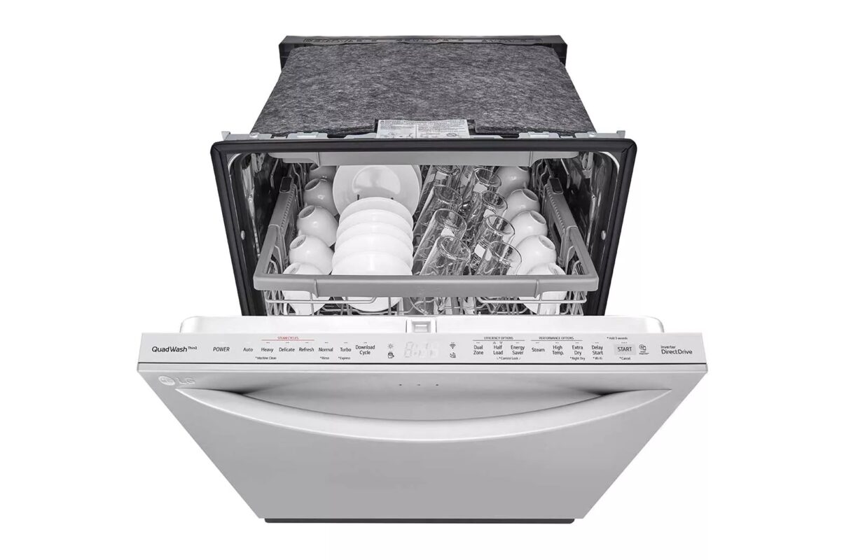LG 24 Inch QuadWash(R) Top Control Dishwasher - Stainless Steel LDTS5552S (a4l01q4iyma7) (2)