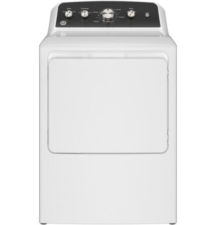 GE GE(R) 7.2 cu. ft. Capacity Gas Dryer with Up To 120 ft. Venting and Extended Tumble GTD48GASWWB (a4l728akr460)