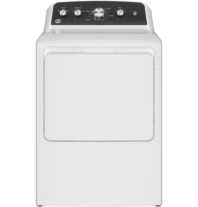 GE GE(R) 7.2 cu. ft. Capacity Gas Dryer with Up To 120 ft. Venting and Extended Tumble GTD48GASWWB (a4l728akr460)