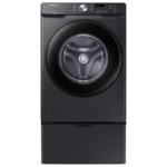 Samsung 4.5 cu. ft. Front Load Washer with Vibration Reduction Technology+ in Brushed Black WF45T6000AV/A5 (SG0671A0999XX43D)