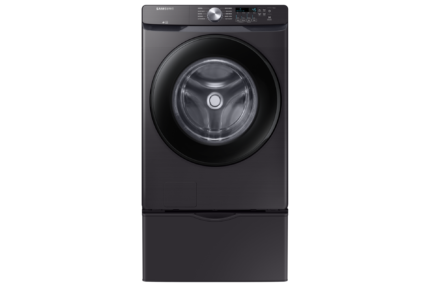 Samsung 4.5 cu. ft. Front Load Washer with Vibration Reduction Technology+ in Brushed Black WF45T6000AV/A5 (SG0671A0999XX43D)